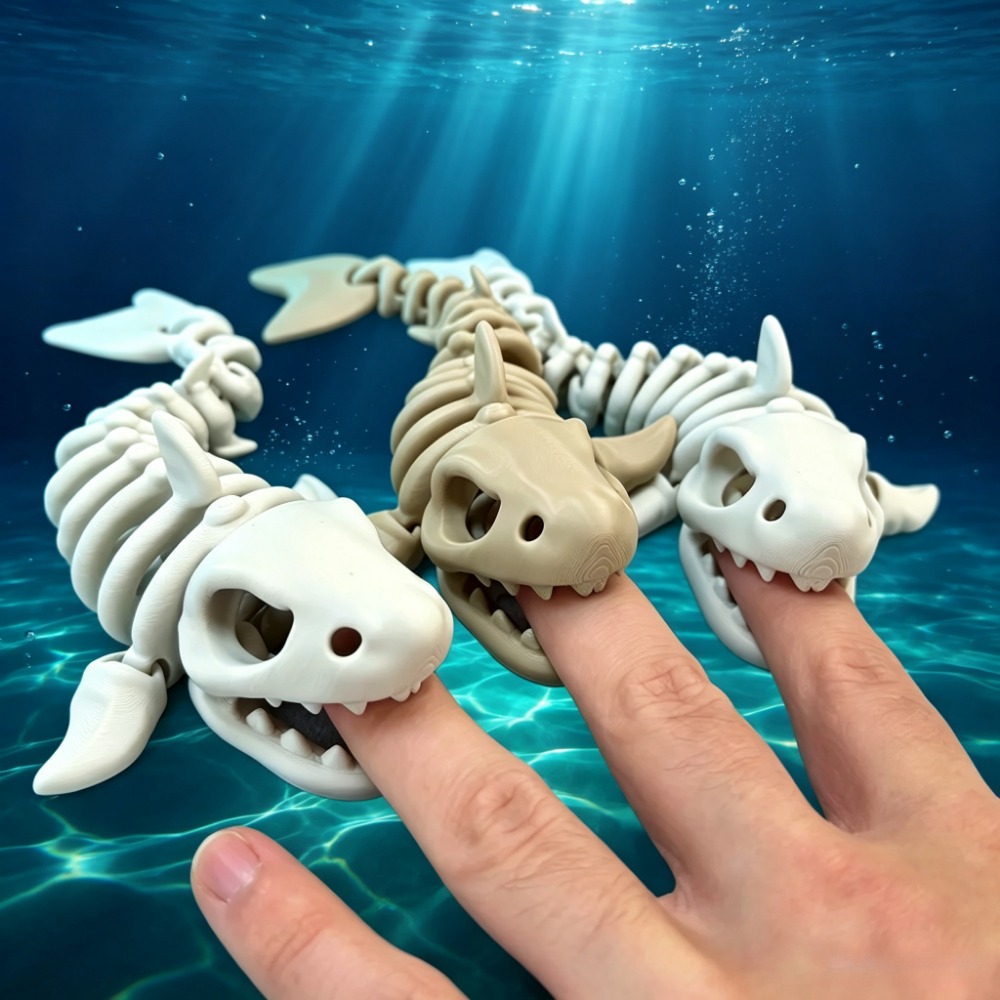Aquarium Innovative Marine - Shark Skeleton Aquarium Decor Articulated Ornament