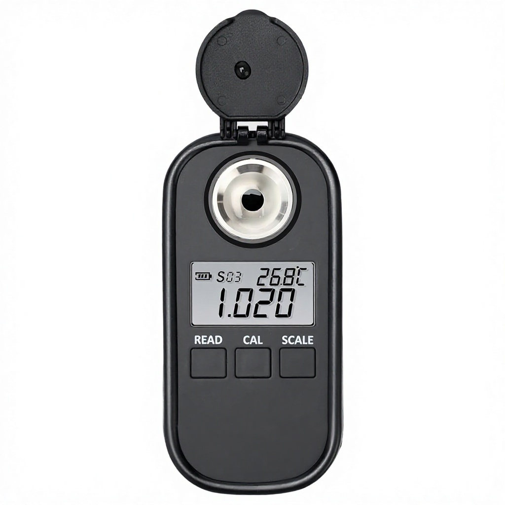 Refractometer Salinity - DIgital Refractometer Digital Salinity Refractometer &