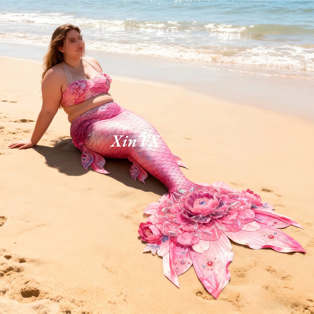 Aquarium & Marine Museum Universiti Malaysia Sabah Kota Kinabalu Sabah Reviews - Mermaid Tail Peony Flower Plus-Size Women