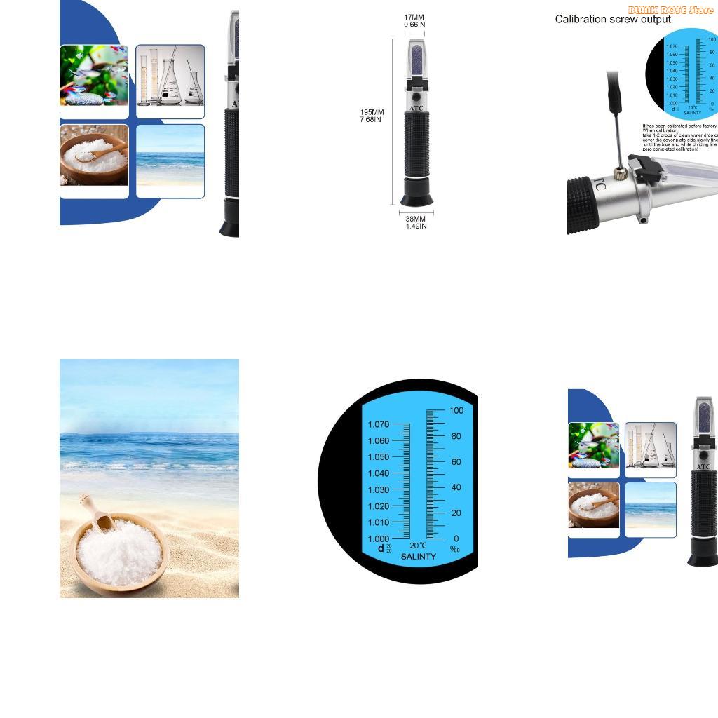 Refractometer Salinity - K1AE Salinity Refractometer Salinometer Sea Water