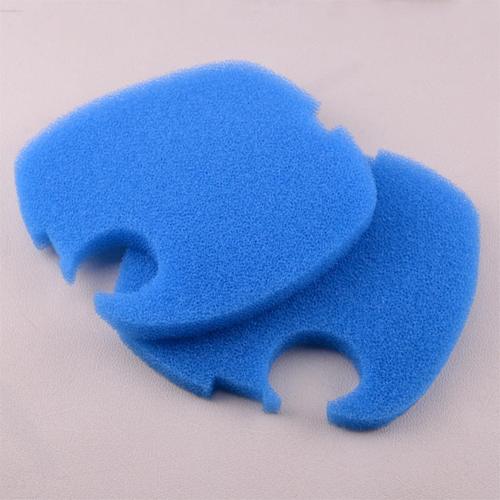 Marine Aquarium Uv Filter - LETAOSK 2Pcs Blue Aquarium Filter Pad