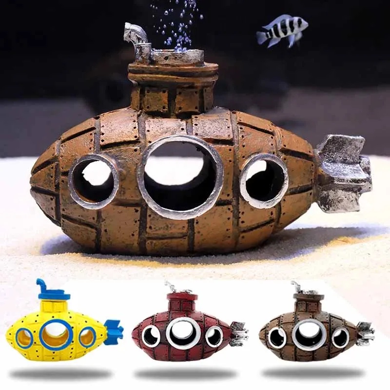 Aquarium Innovative Marine - Resin Submarine Ornaments Aquarium Fish Tank