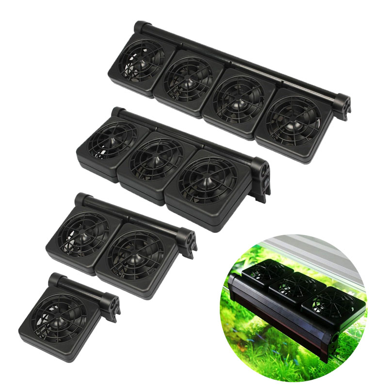 Aquarium Marine Fishes - 1/2/3/4 Aquarium Fans Chillers Water Temperature