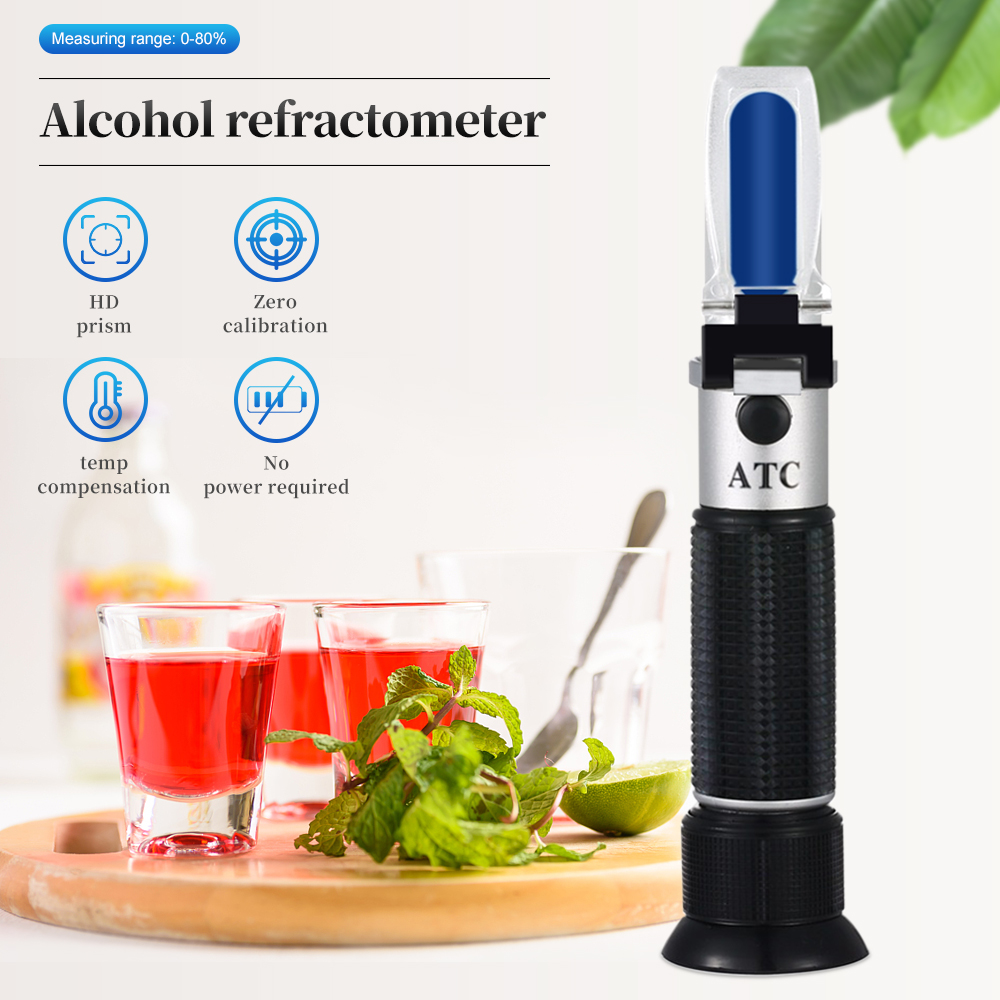 Handheld Alcohol Refractometer - Refractometer Salinity recension och pris