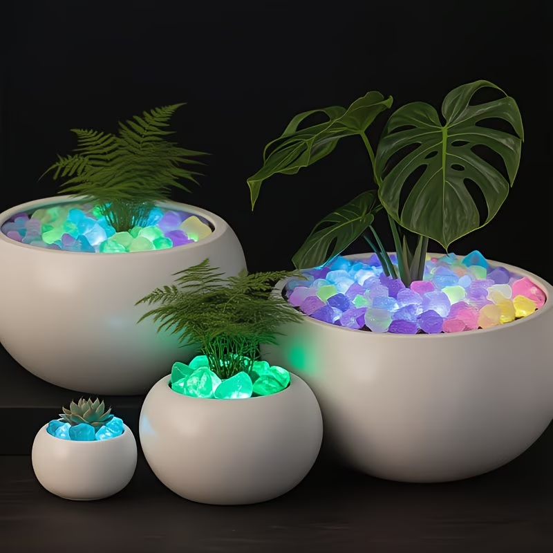 300PCS Luminous Pebble Set,0.9 - Aquarium Marine Plants recension och pris