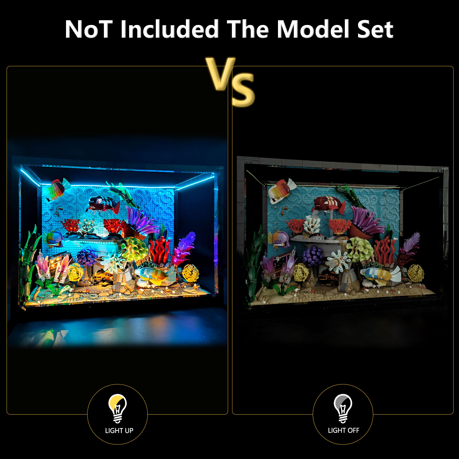 LYBMTWF LED Lighting Kit Compa - Aquarium Marine Lights recension och pris