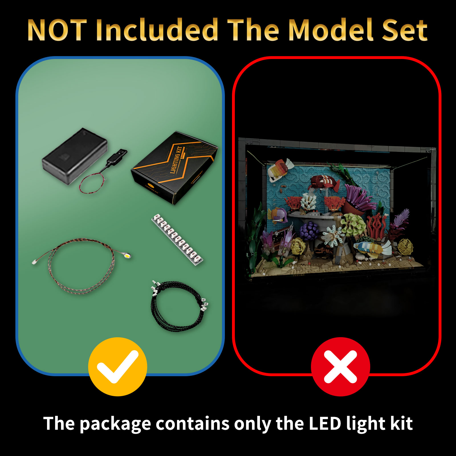 LYBMTWF LED Lighting Kit Compa - Aquarium Marine Lights recension och pris