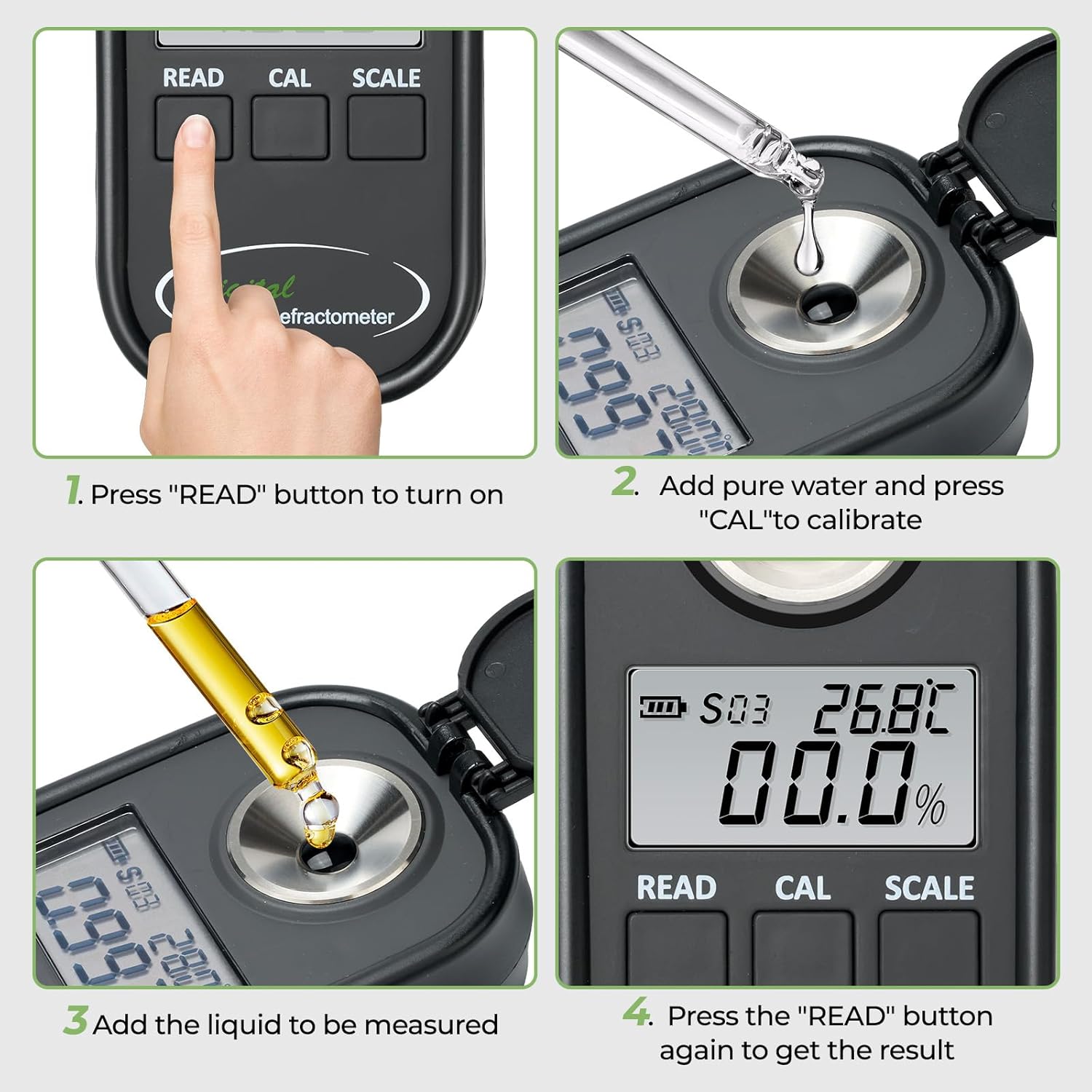DIgital Refractometer Digital  - Refractometer Salinity recension och pris