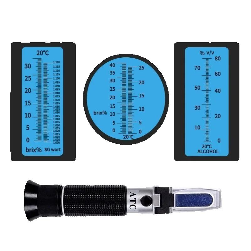Portable Accurate Alcoholmeter - Refractometer Salinity recension och pris