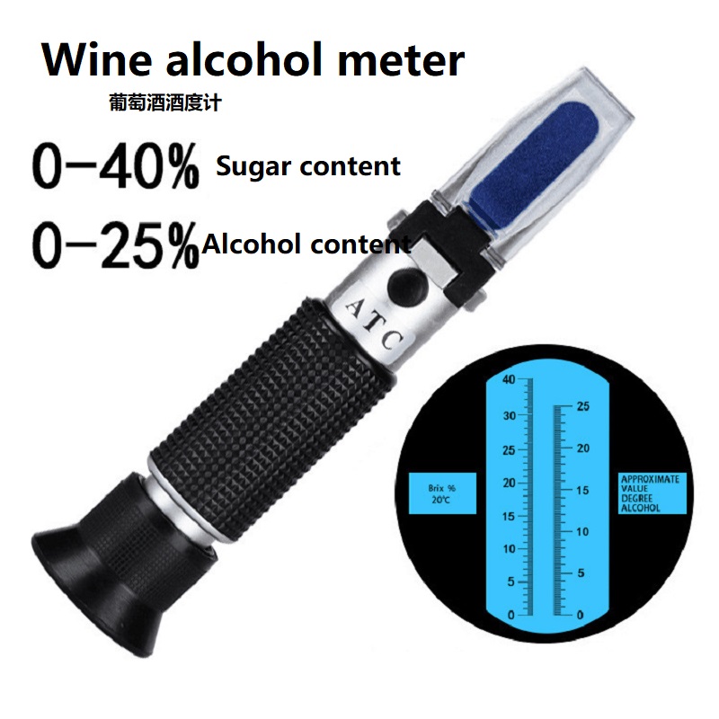 Portable Accurate Alcoholmeter - Refractometer Salinity recension och pris