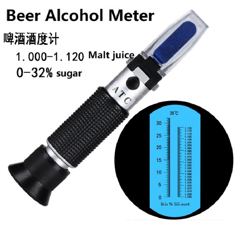 Portable Accurate Alcoholmeter - Refractometer Salinity recension och pris