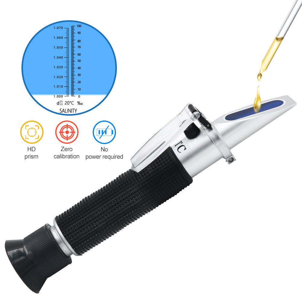 Handheld Salinity Refractomete - Refractometer Salinity recension och pris