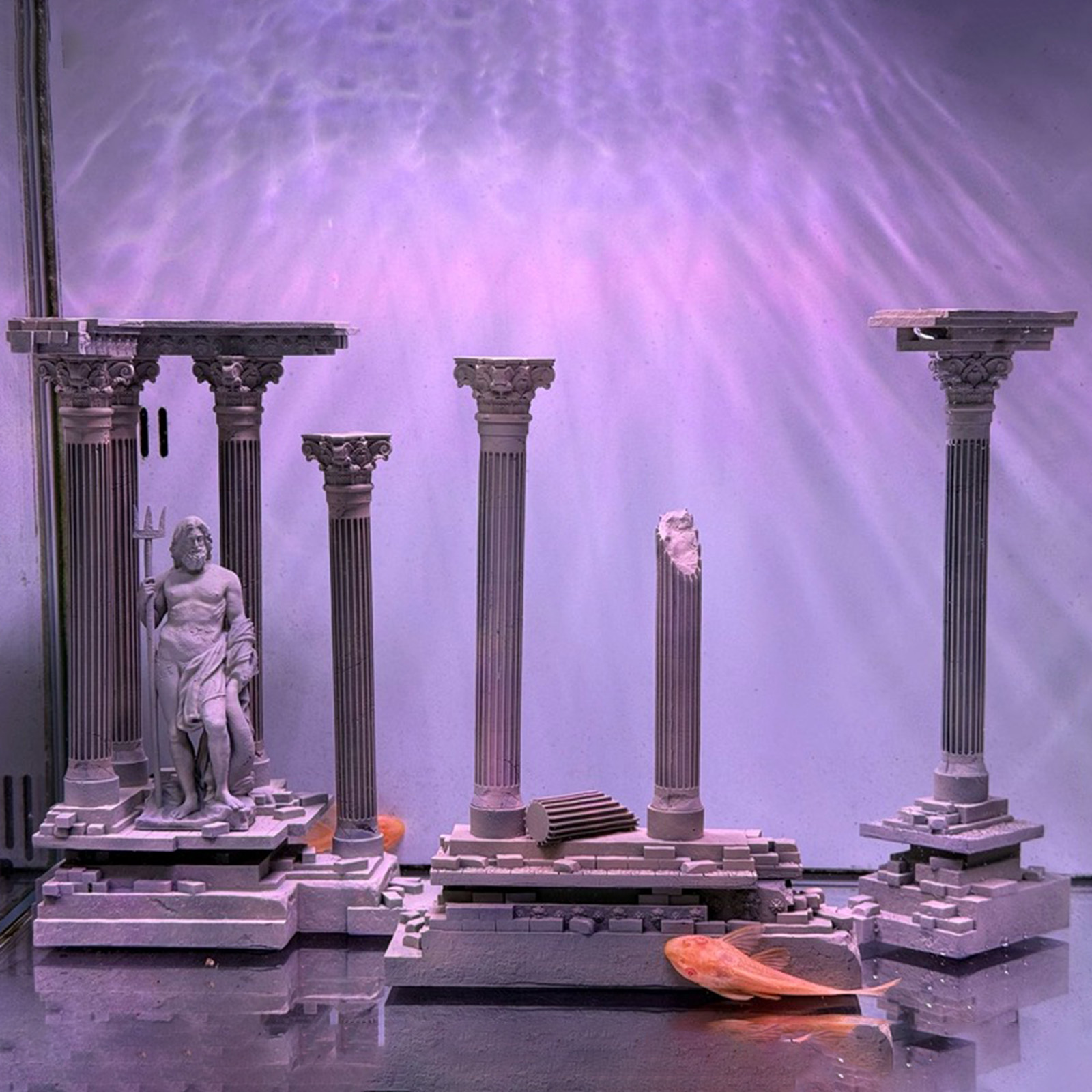 Roman Column Decoration Resin  - Aquarium Innovative Marine recension och pris