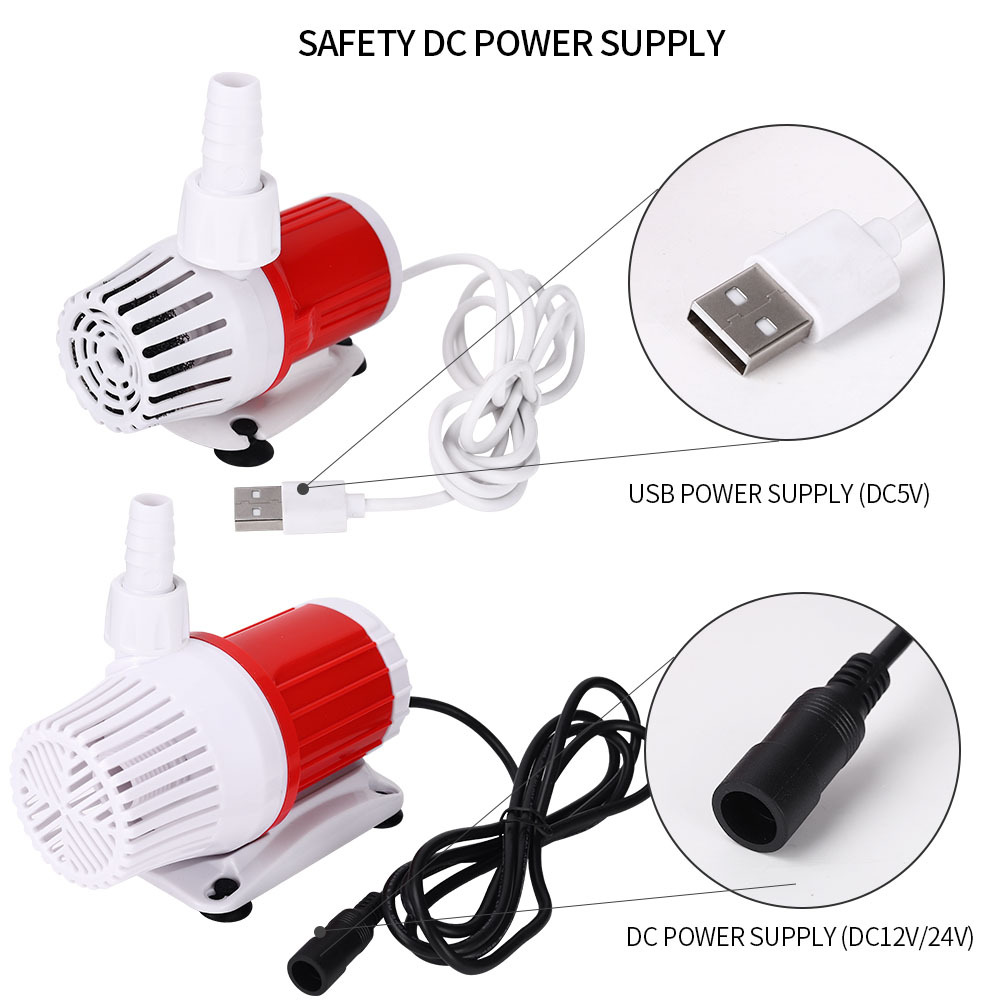 Silent Submersible Pump Fish T - Marine Aquarium Dc Pump recension och pris