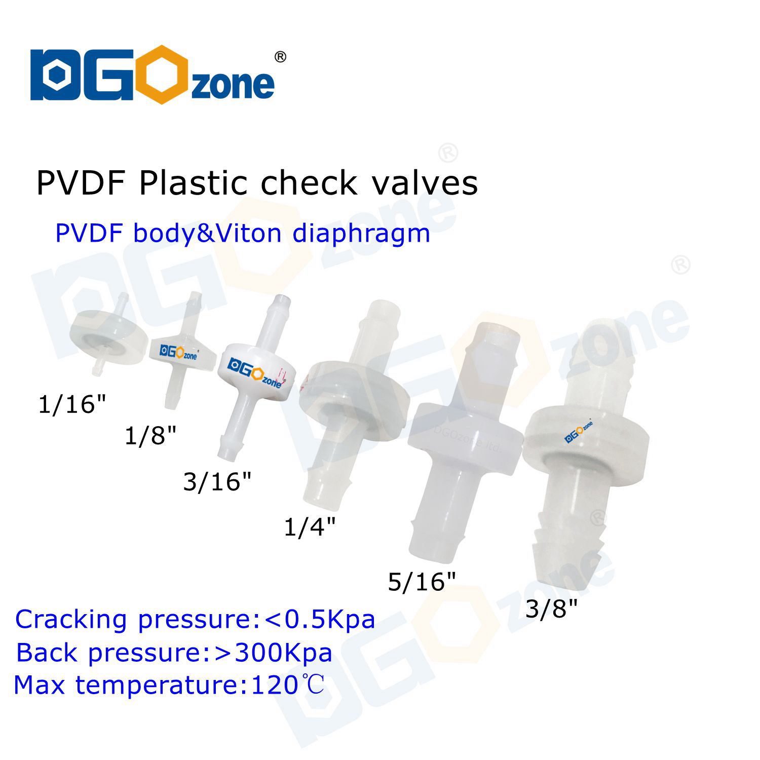 PVDF Check Valve Diaphragm Pla - Marine Aquarium Ozone Generator recension och pris