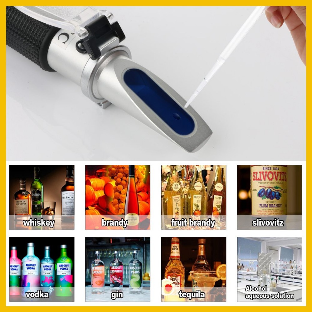 RZ Refractometer Alcohol Alcoh - Refractometer Salinity recension och pris