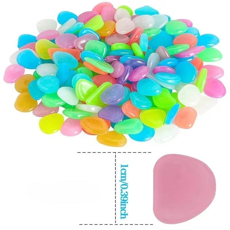 50-200pcs Glow in The Dark Peb - Aquarium Marine Plants recension och pris