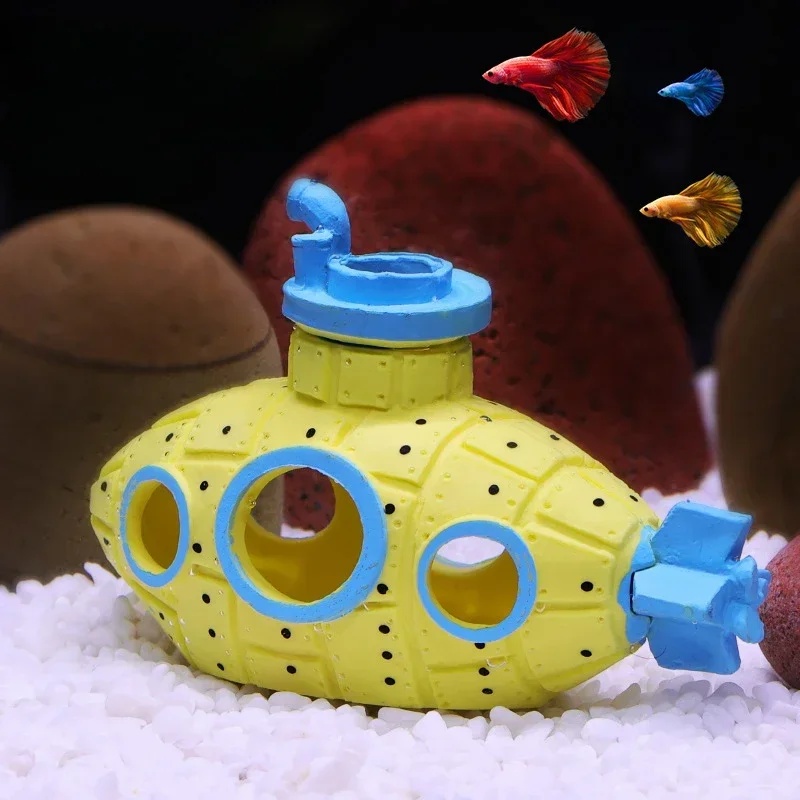 Resin Submarine Ornaments Aqua - Aquarium Innovative Marine recension och pris