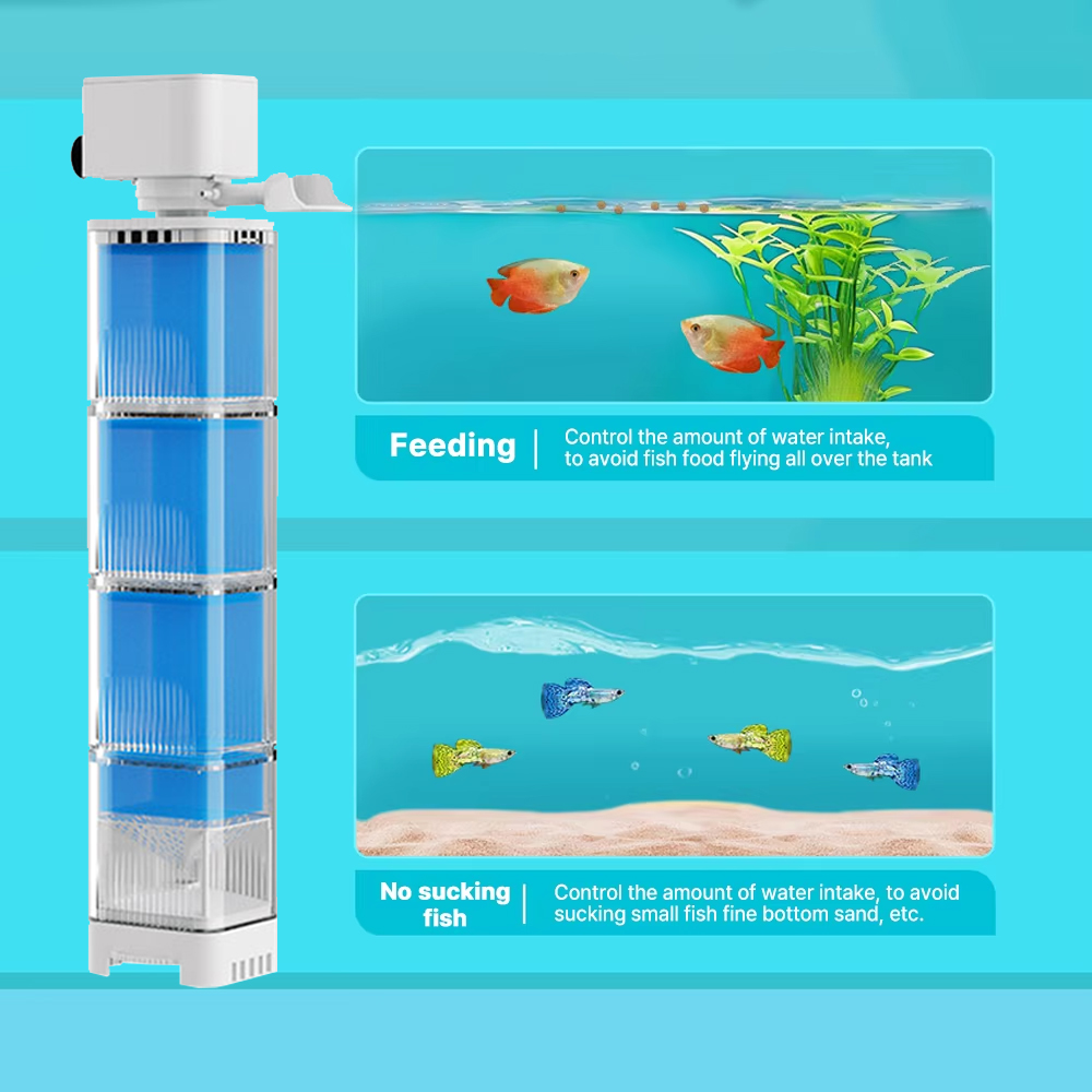Aquarium Filter Pump Fish Tank - Marine Aquarium Uv Filter recension och pris