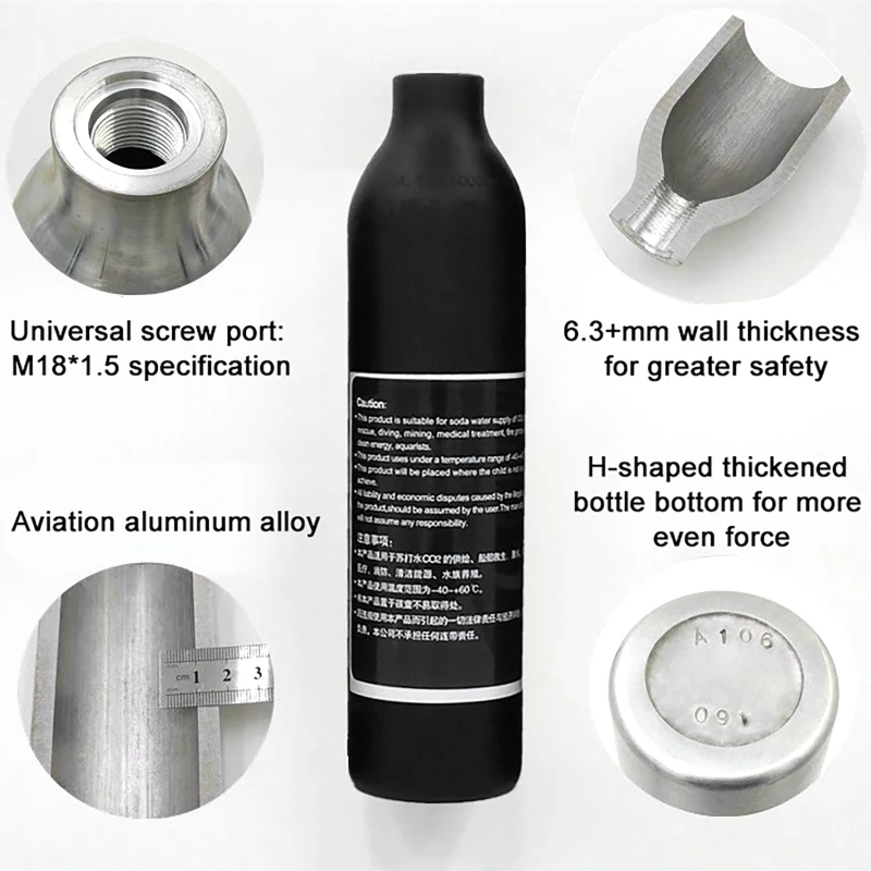 High Pressure Bottle Thread M1 - Aquarium Marine Plants recension och pris